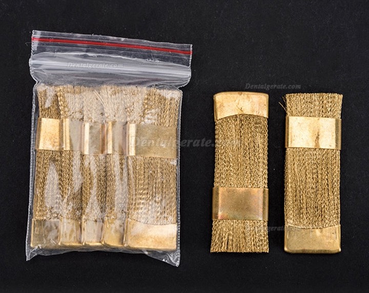 50 St&uuml;ck Zahnbohrer Reinigungswerkzeug Messing Nylon Drahtb&uuml;rste Bohrerreinigungsb&uuml;rsten